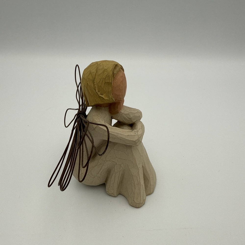 Willow Tree Sitting Angel Of Patience DEMDACO 2000 Susan Lordi Figurine Vintage - Picture 5 of 7